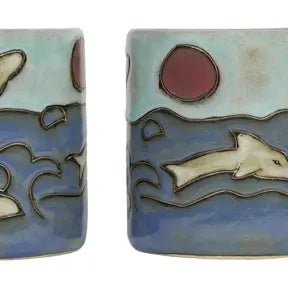 Mara Stoneware Dolphin Mug