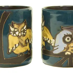 Mara Stoneware Owls On Branch Mug