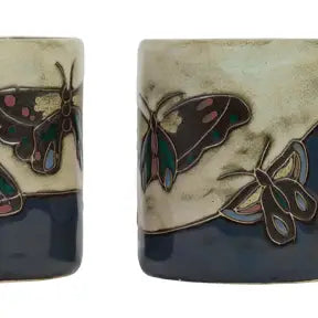Mara Stoneware Butterfly Mug - Bllue