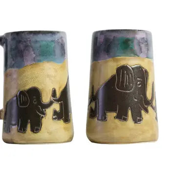 Mara Stoneware Elephants Stein