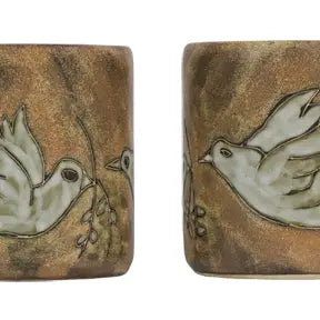 Mara Stoneware Doves Mug