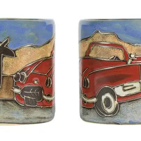 Mara Stoneware Sports Car Mug