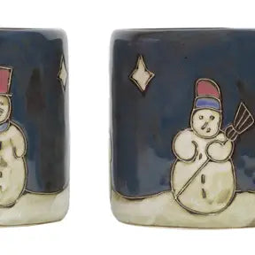 Mara Stoneware Snowmen Mug