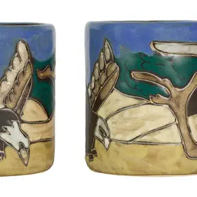 Mara Stoneware Eagles Mug