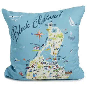 Block Island - 18" Square Pillow