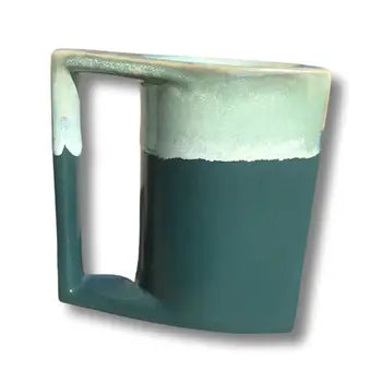 Teal/Seafoam Glazed Artisan Mugs