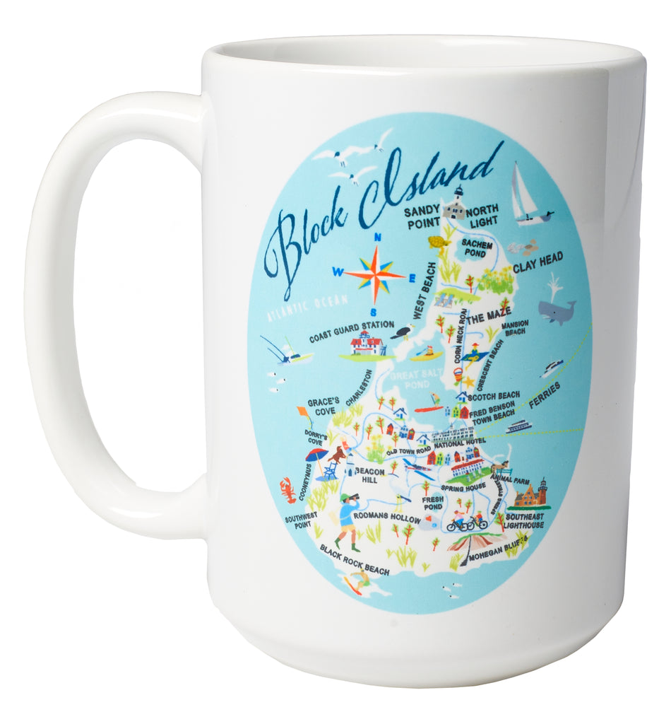Block Island - 15-oz. Ceramic Mug