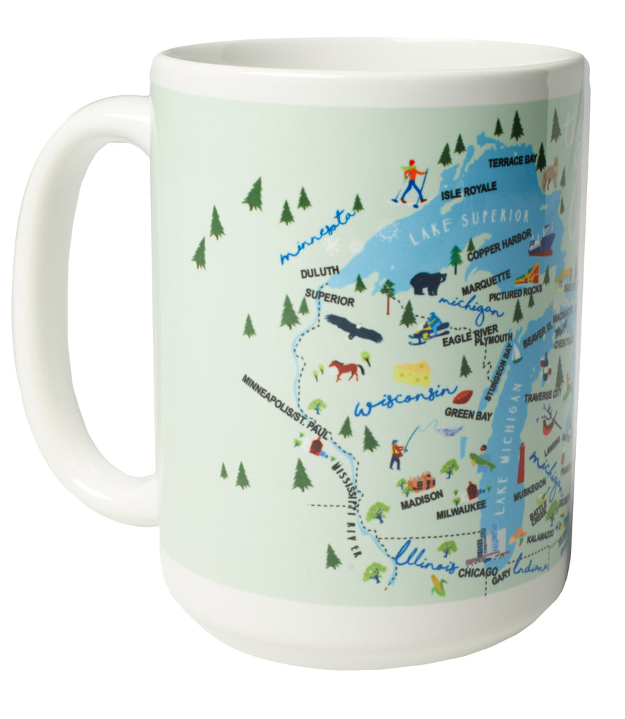 Great Lakes - 15-oz. Ceramic Mug