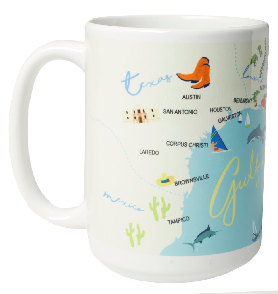 Gulf of Mexico - 15-oz. Ceramic Mug