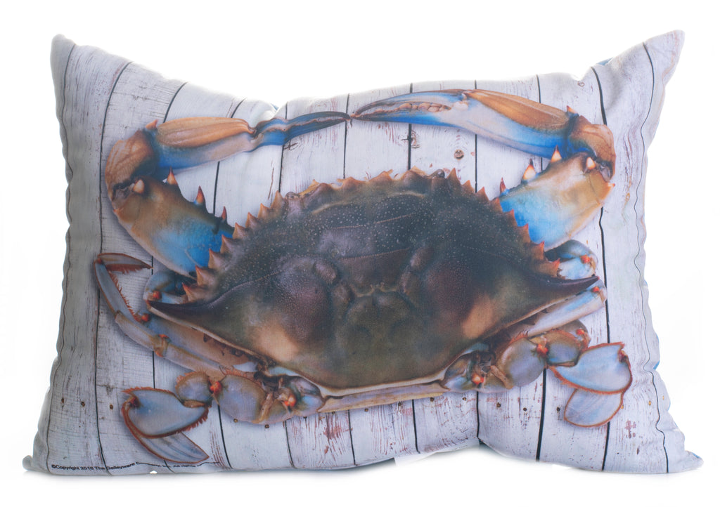 Blue Crab - 14" Lumbar Pillow