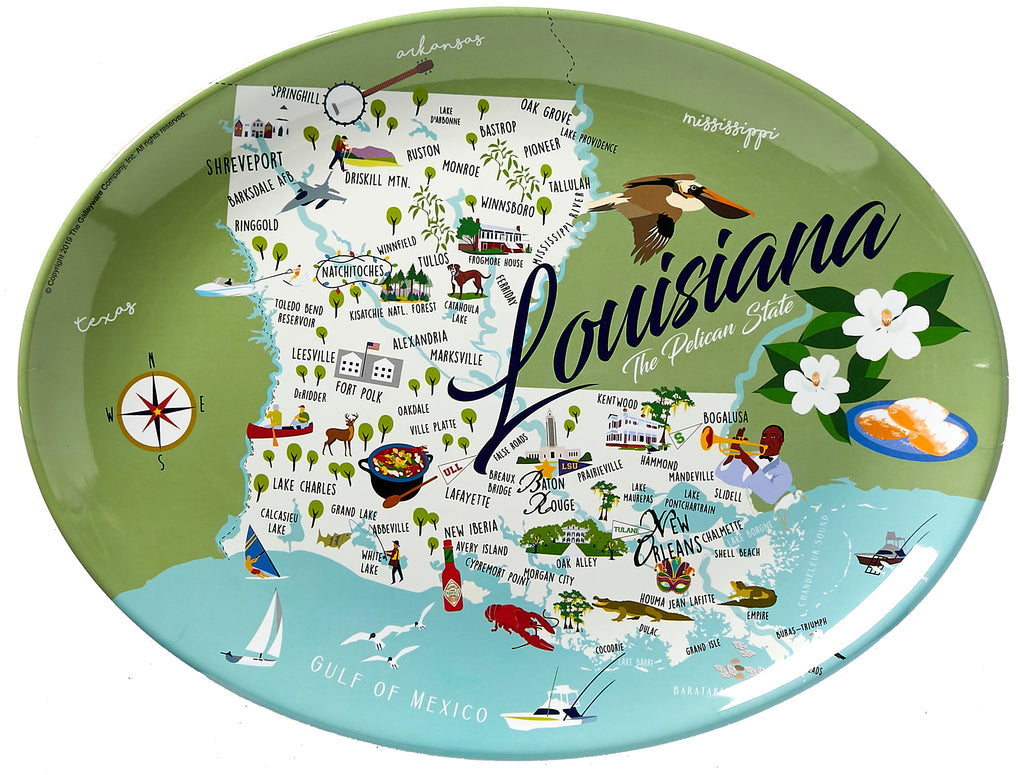 Louisiana - 16" Platter