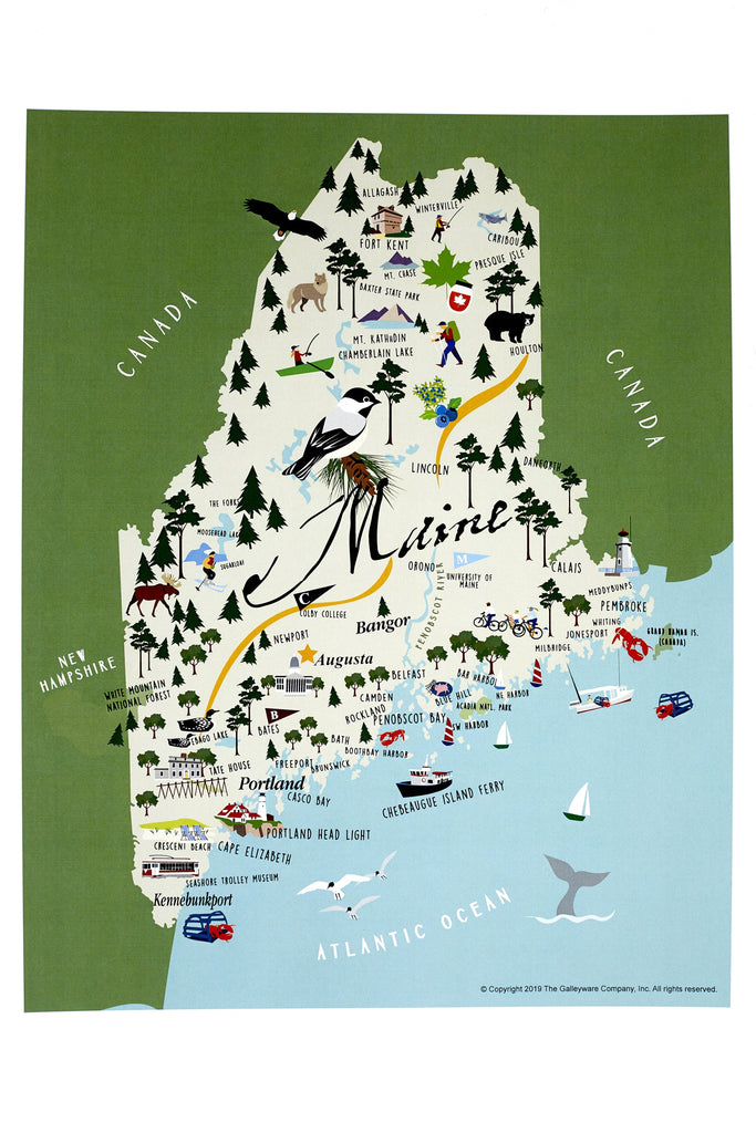 Maine - Print