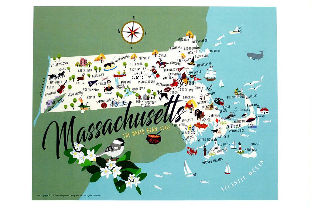 Massachusetts - Print