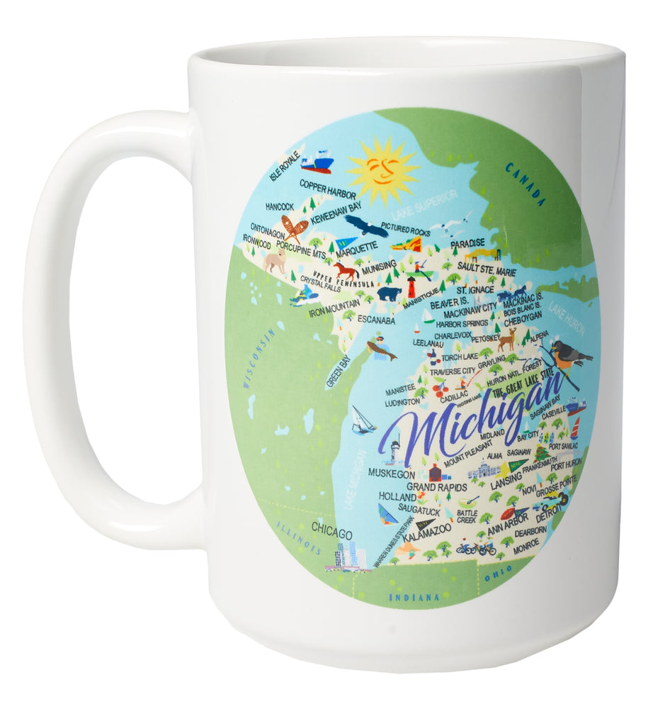 Michigan (New) - 15-oz. Ceramic Mug