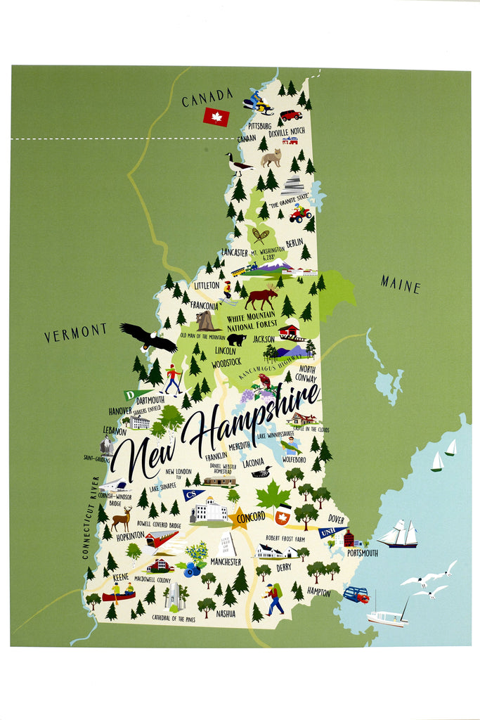 New Hampshire - Print