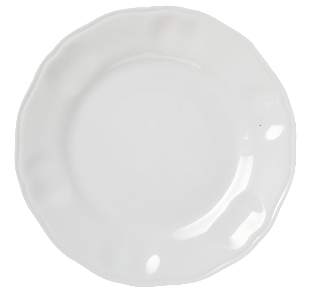 White 11" Dinner Plate