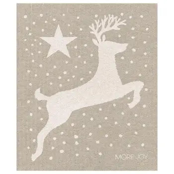 Reindeer Snowflakes Swedish Towel