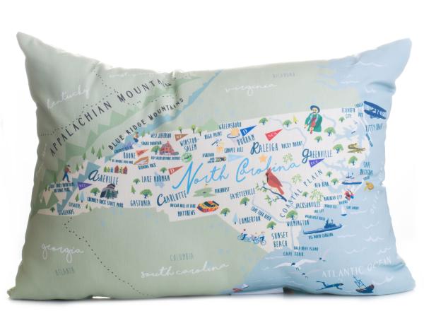 North Carolina - 14" Lumbar Pillow